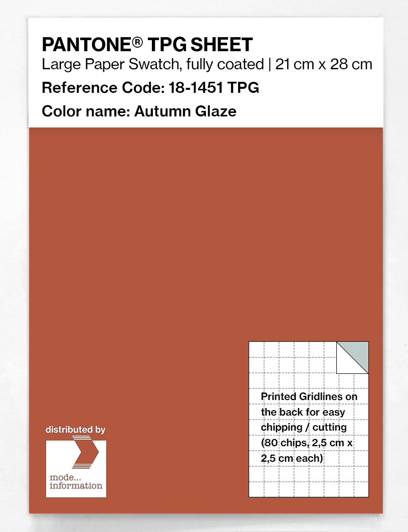 Artikelbild 1 des Artikels “PANTONE® TPG SHEET 18-1451 TPG Autumn Glaze “