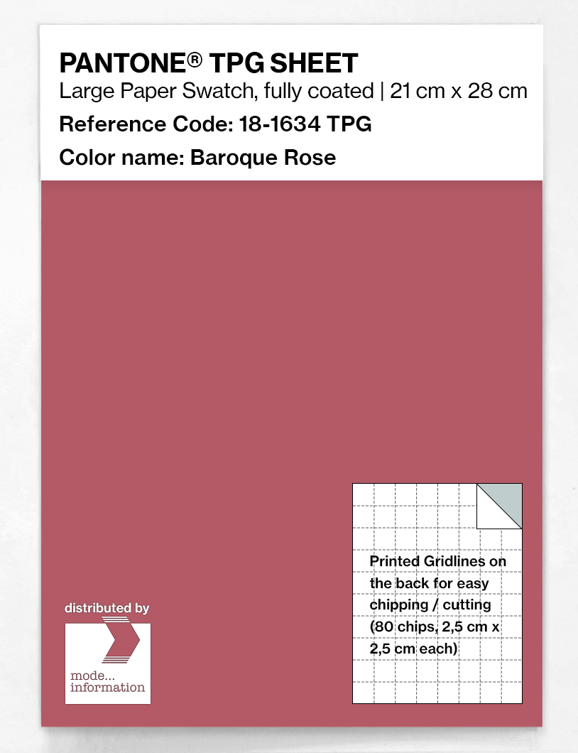 Artikelbild 1 des Artikels “PANTONE® TPG SHEET 18-1634 TPG Baroque Rose “