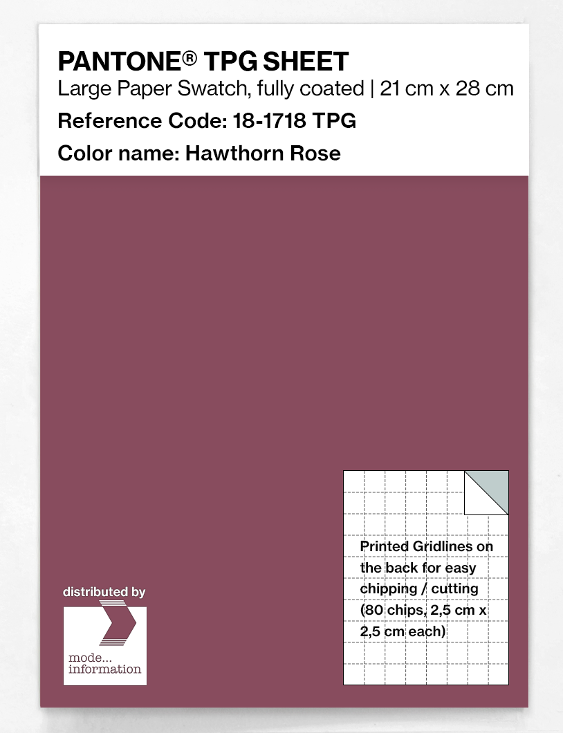 Artikelbild 1 des Artikels “PANTONE® TPG SHEET 18-1718 TPG Hawthorn Rose “