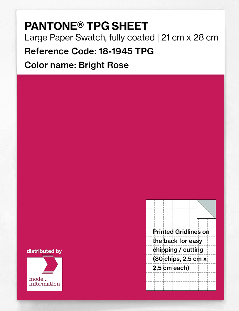 Artikelbild 1 des Artikels “PANTONE® TPG SHEET 18-1945 TPG Bright Rose “