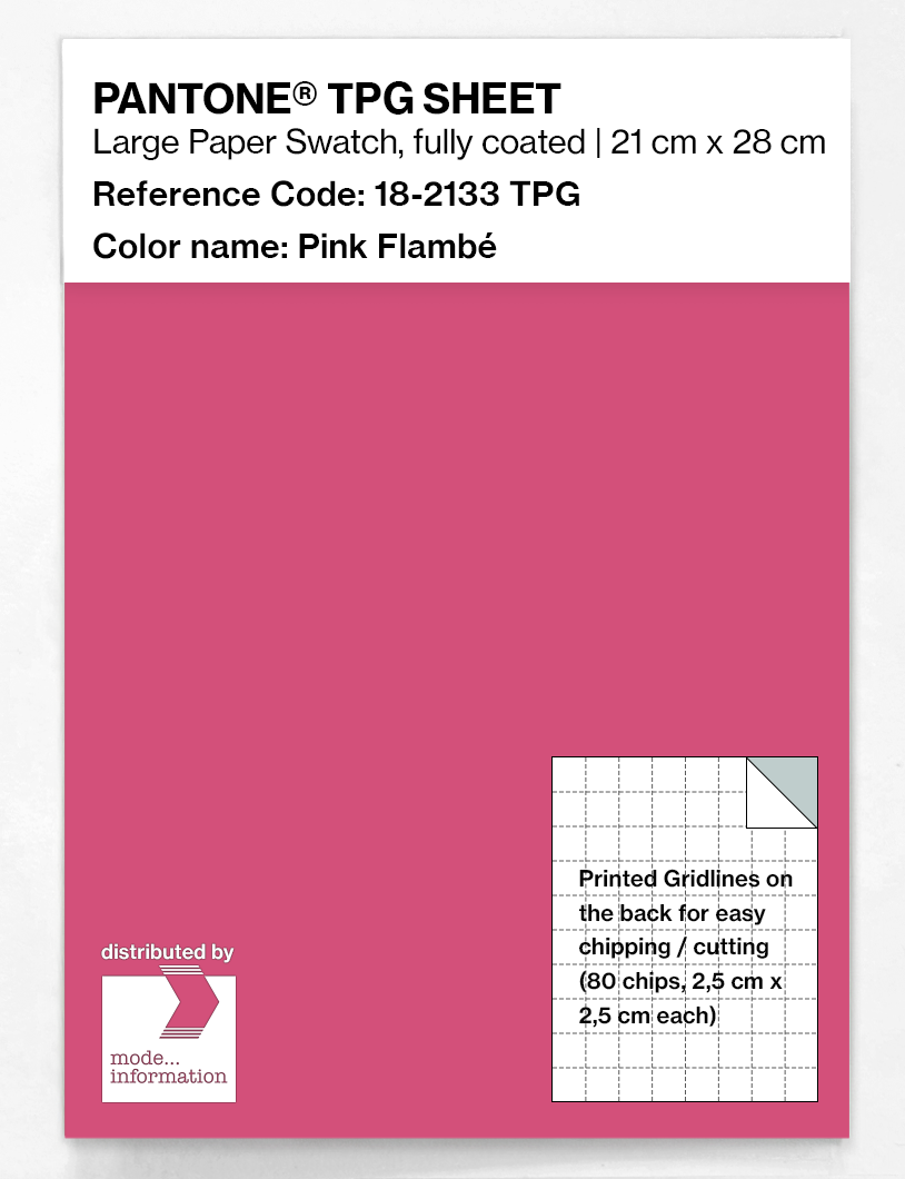 Artikelbild 1 des Artikels “PANTONE® TPG SHEET 18-2133 TPG Pink Flambé “