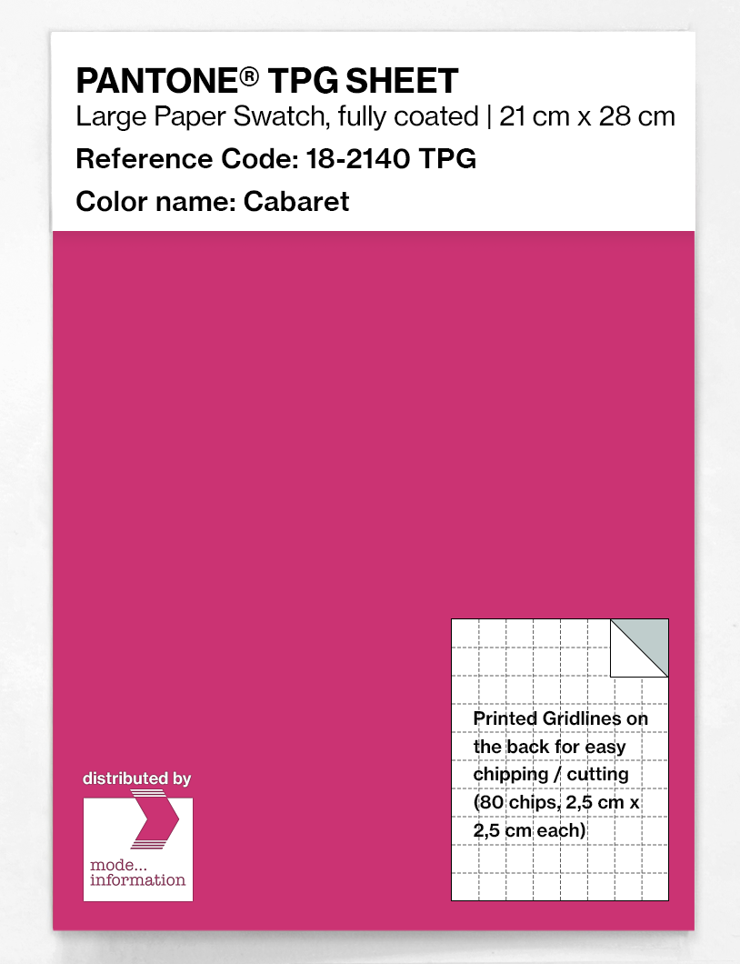 Artikelbild 1 des Artikels “PANTONE® TPG SHEET 18-2140 TPG Cabaret “