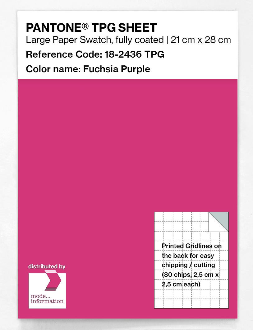 Artikelbild 1 des Artikels “PANTONE® TPG SHEET 18-2436 TPG Fuchsia Purple “