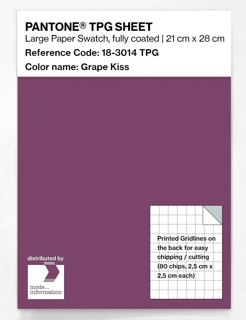 Artikelbild 1 des Artikels “PANTONE® TPG SHEET 18-3014 TPG Grape Kiss “