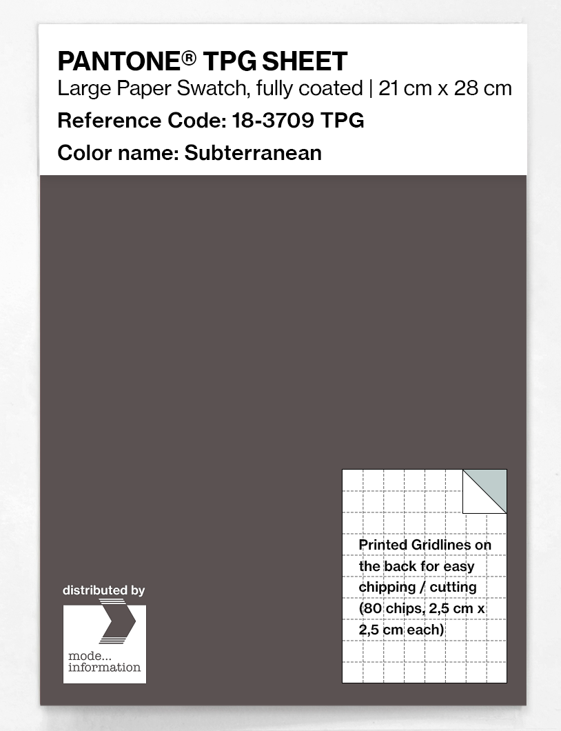 Artikelbild 1 des Artikels “PANTONE® TPG SHEET 18-3709 TPG Subterranean “