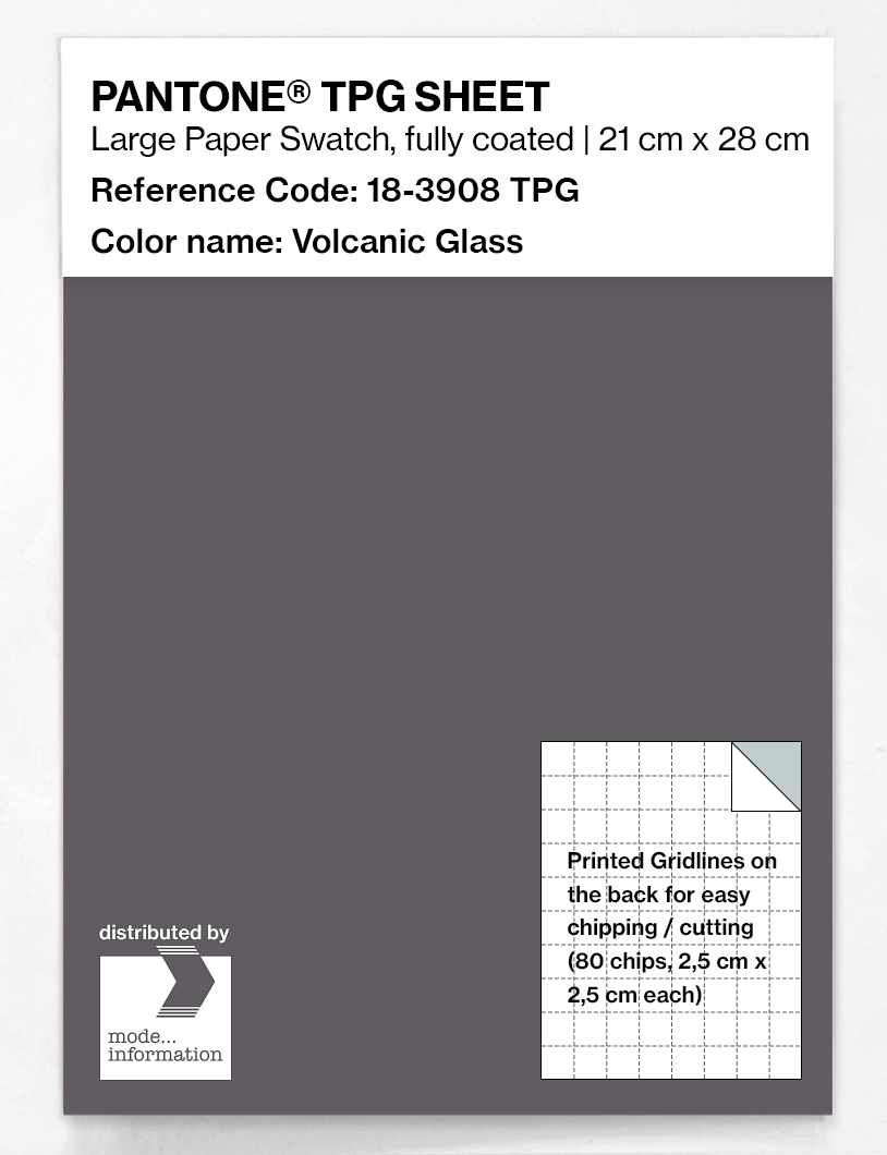 Artikelbild 1 des Artikels “PANTONE® TPG SHEET 18-3908 TPG Volcanic Glass “