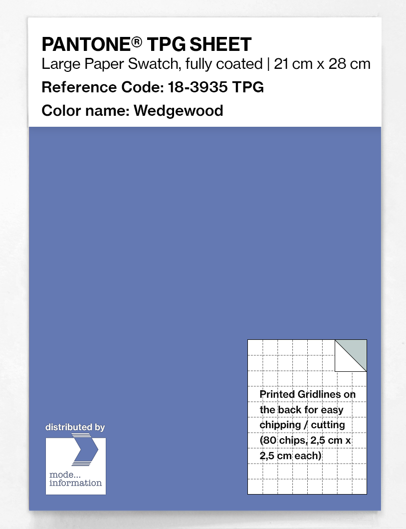 Artikelbild 1 des Artikels “PANTONE® TPG SHEET 18-3935 TPG Wedgewood “
