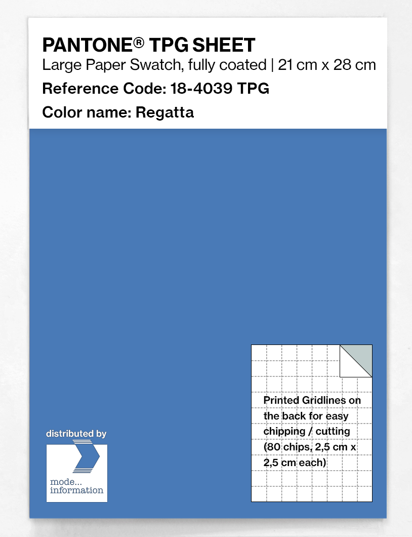 Artikelbild 1 des Artikels “PANTONE® TPG SHEET 18-4039 TPG Regatta “