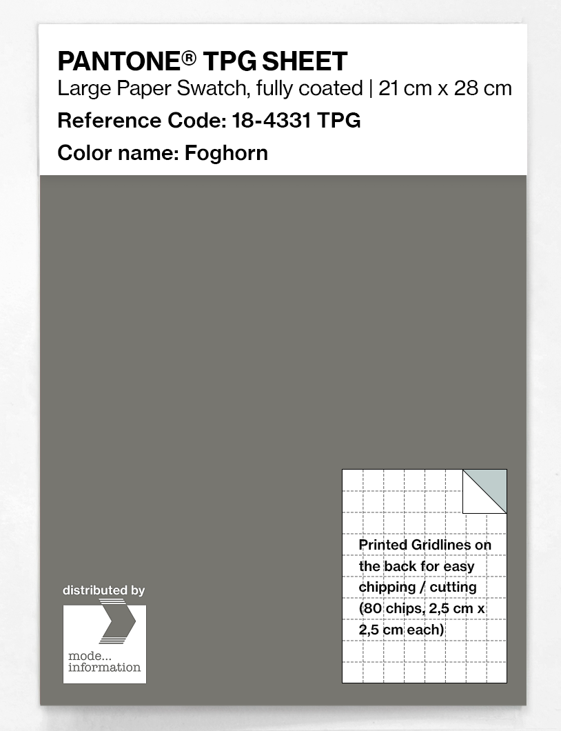 Artikelbild 1 des Artikels “PANTONE® TPG SHEET 18-4331 TPG Foghorn “