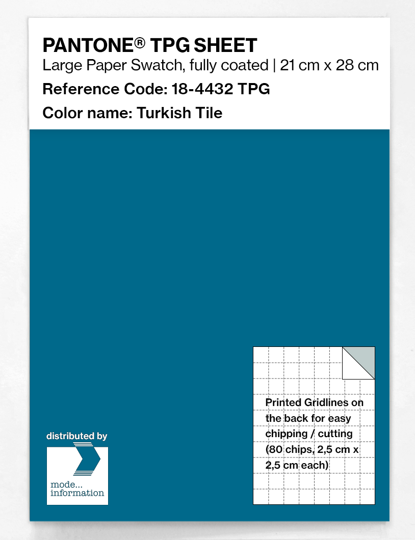 Artikelbild 1 des Artikels “PANTONE® TPG SHEET 18-4432 TPG Turkish Tile “