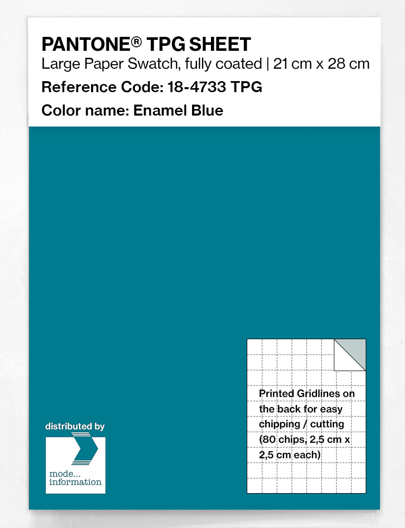 Artikelbild 1 des Artikels “PANTONE® TPG SHEET 18-4733 TPG Enamel Blue “