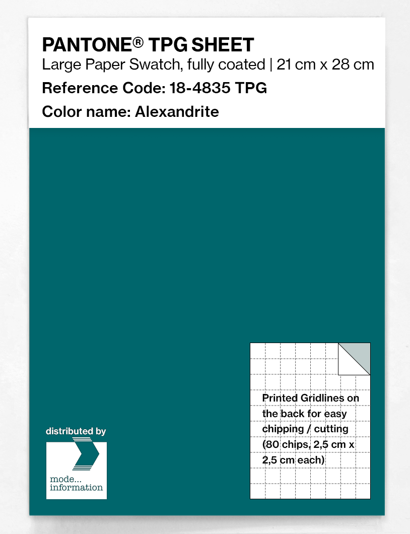 Artikelbild 1 des Artikels “PANTONE® TPG SHEET 18-4835 TPG Alexandrite “