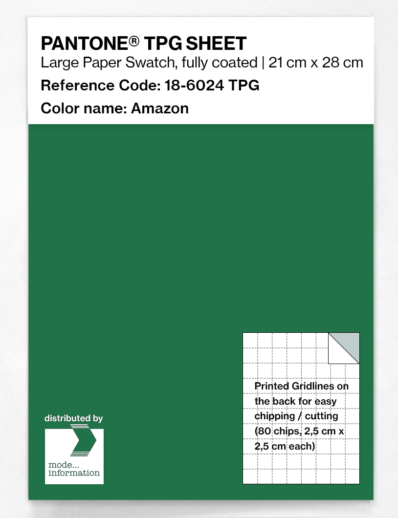 Artikelbild 1 des Artikels “PANTONE® TPG SHEET 18-6024 TPG Amazon “