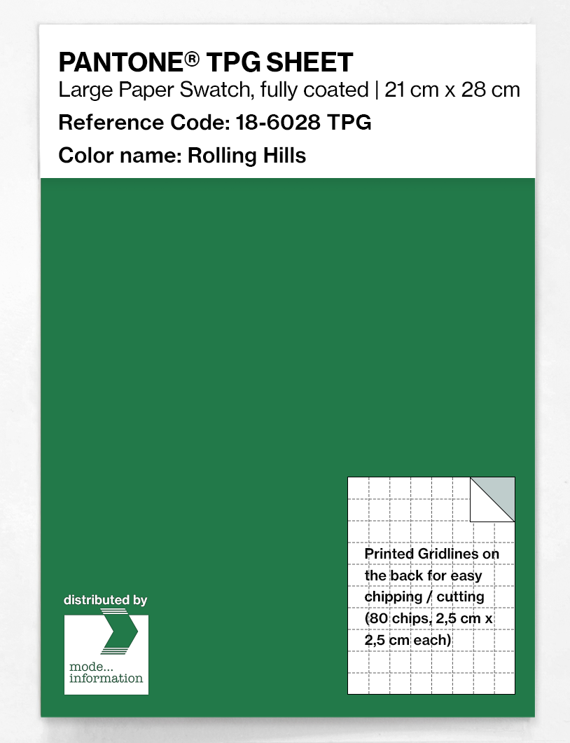 Artikelbild 1 des Artikels “PANTONE® TPG SHEET 18-6028 TPG Rolling Hills “