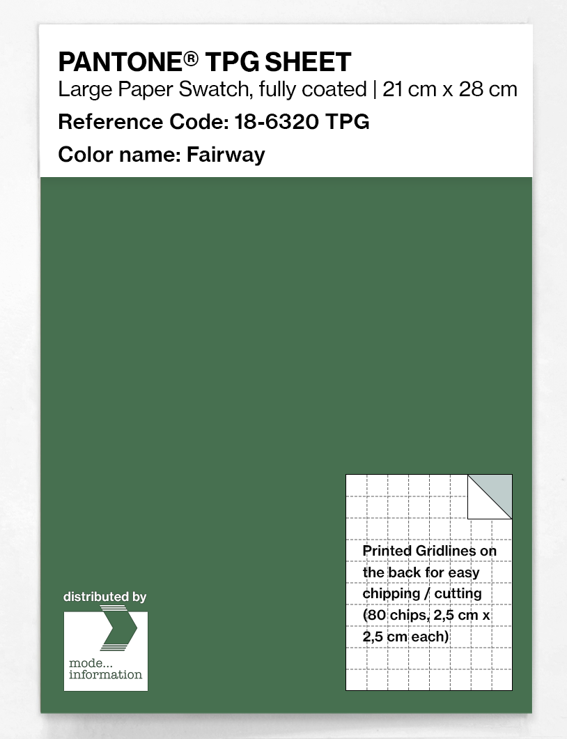 Artikelbild 1 des Artikels “PANTONE® TPG SHEET 18-6320 TPG Fairway “