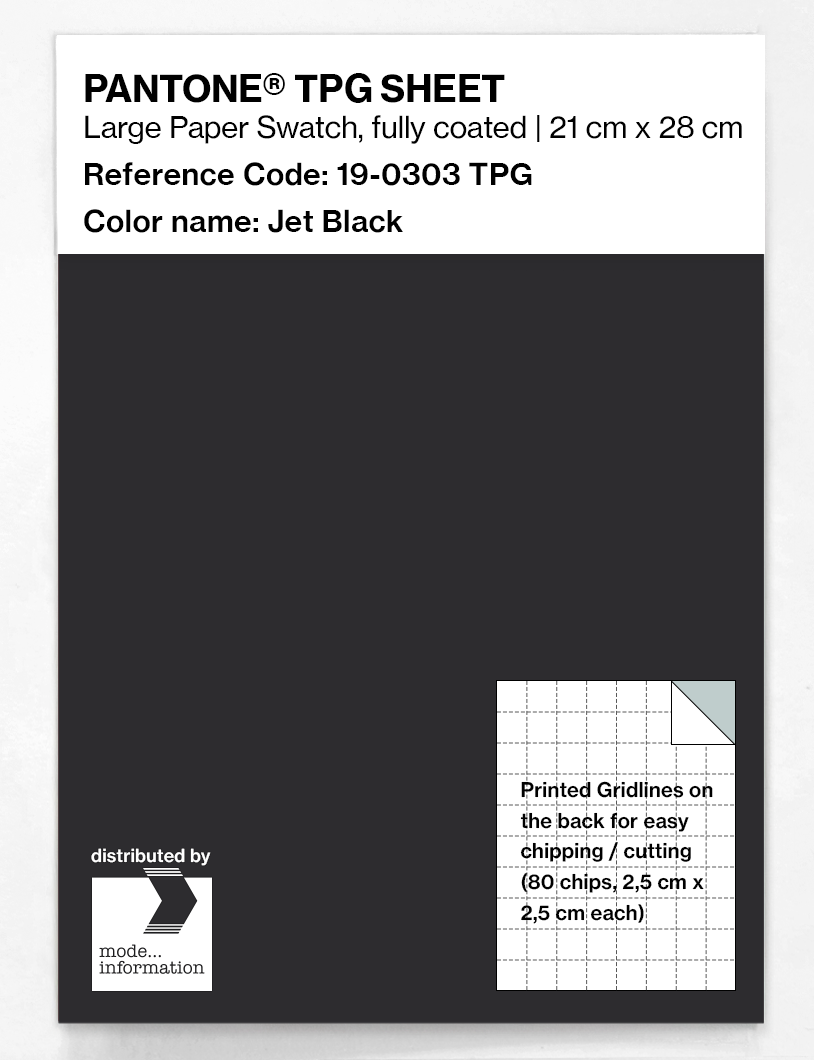 Artikelbild 1 des Artikels “PANTONE® TPG SHEET 19-0303 TPG Jet Black “