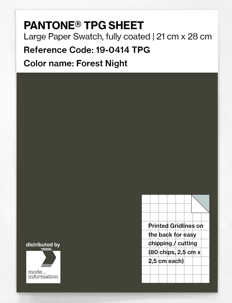Artikelbild 1 des Artikels “PANTONE® TPG SHEET 19-0414 TPG Forest Night “