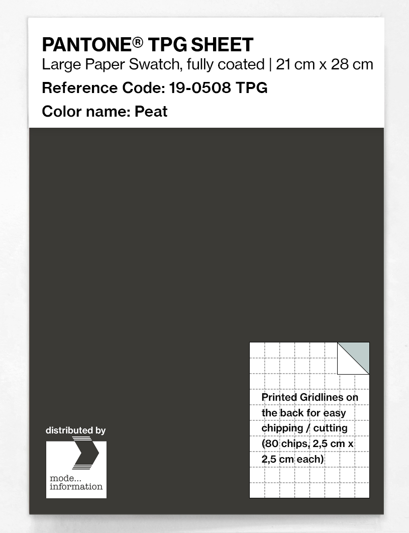 Artikelbild 1 des Artikels “PANTONE® TPG SHEET 19-0508 TPG Peat “