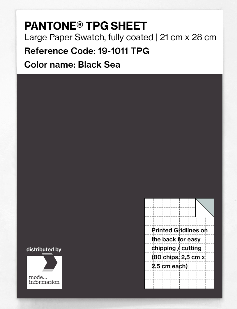 Artikelbild 1 des Artikels “PANTONE® TPG SHEET 19-1011 TPG Black Sea “