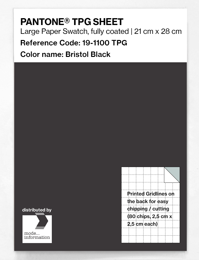 Artikelbild 1 des Artikels “PANTONE® TPG SHEET 19-1100 TPG Bristol Black “