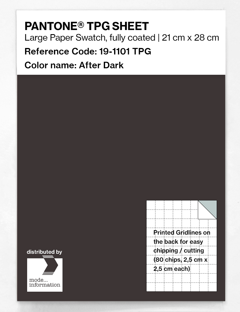 Artikelbild 1 des Artikels “PANTONE® TPG SHEET 19-1101 TPG After Dark “
