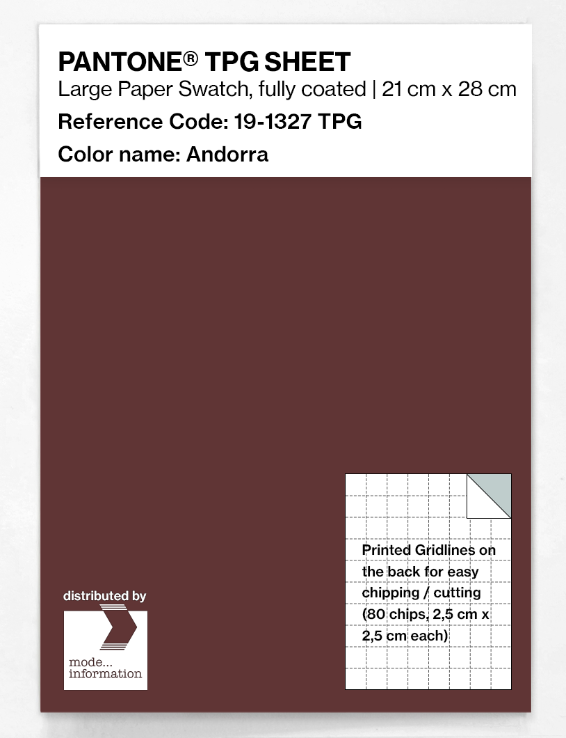 Artikelbild 1 des Artikels “PANTONE® TPG SHEET 19-1327 TPG Andorra “