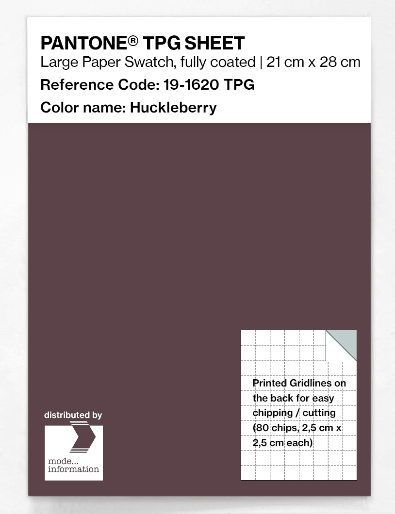 Artikelbild 1 des Artikels “PANTONE® TPG SHEET 19-1620 TPG Huckleberry “