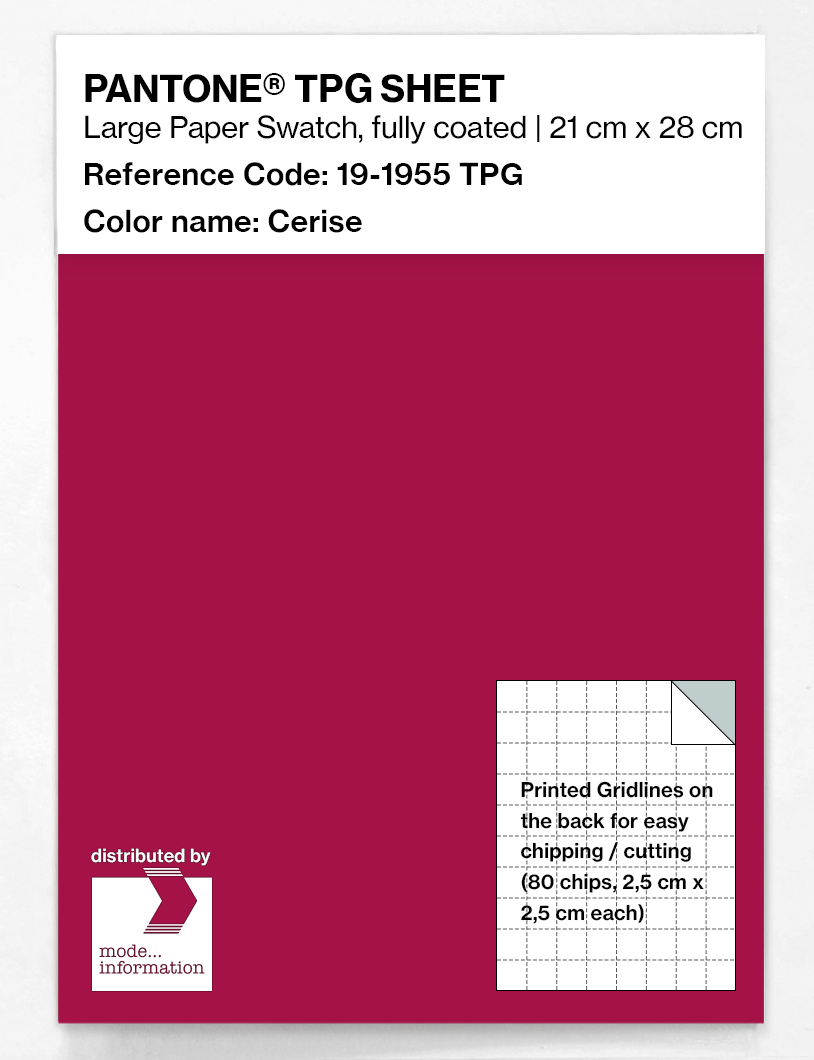 Artikelbild 1 des Artikels “PANTONE® TPG SHEET 19-1955 TPG Cerise “