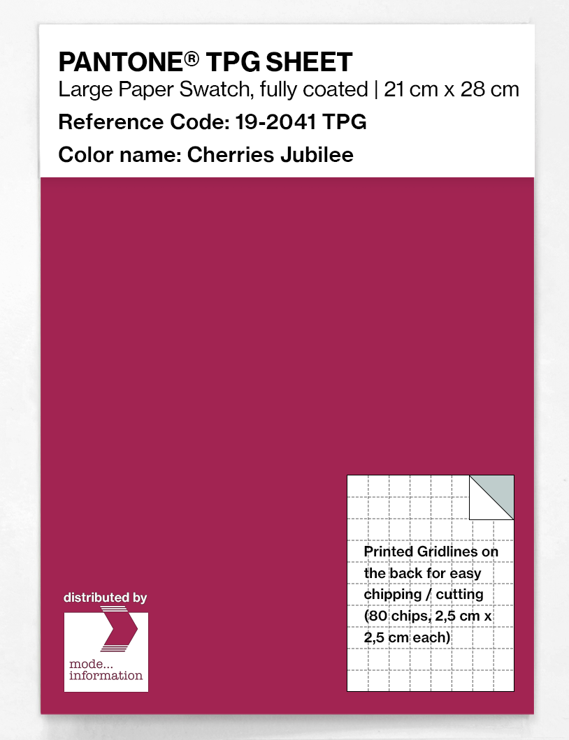 Artikelbild 1 des Artikels “PANTONE® TPG SHEET 19-2041 TPG Cherries Jubilee “