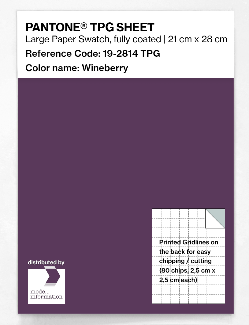 Artikelbild 1 des Artikels “PANTONE® TPG SHEET 19-2814 TPG Wineberry “