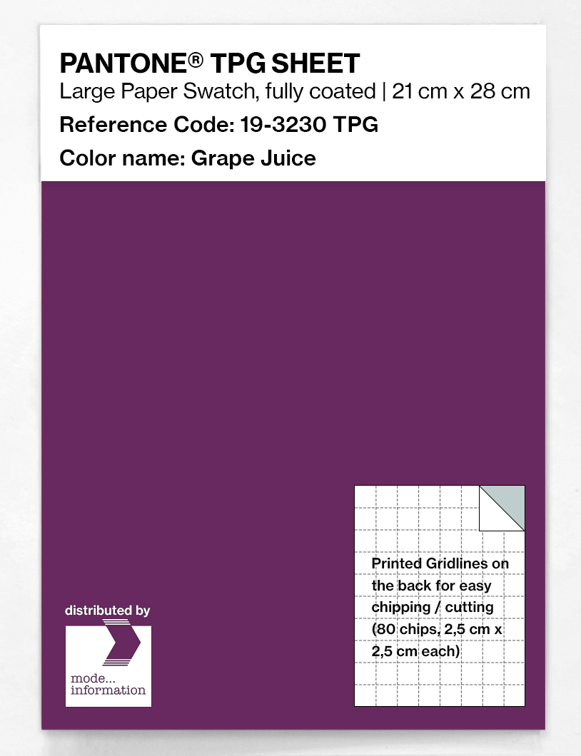 Artikelbild 1 des Artikels “PANTONE® TPG SHEET 19-3230 TPG Grape Juice “