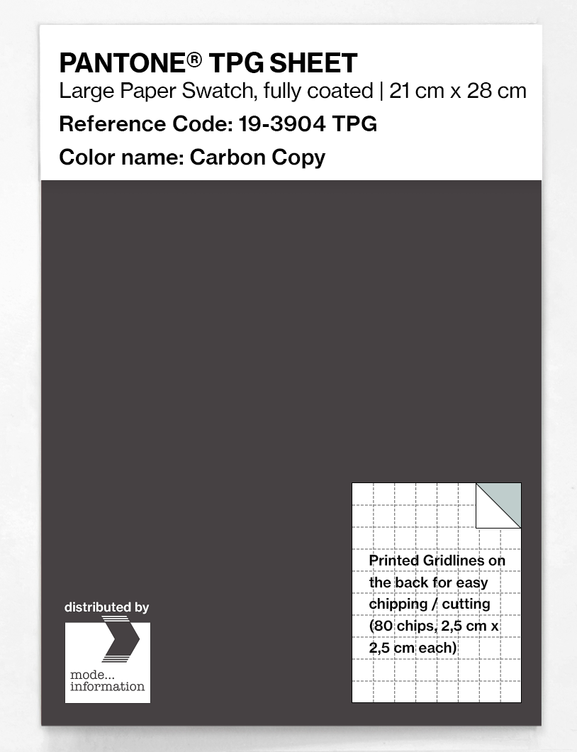 Artikelbild 1 des Artikels “PANTONE® TPG SHEET 19-3904 TPG Carbon Copy “