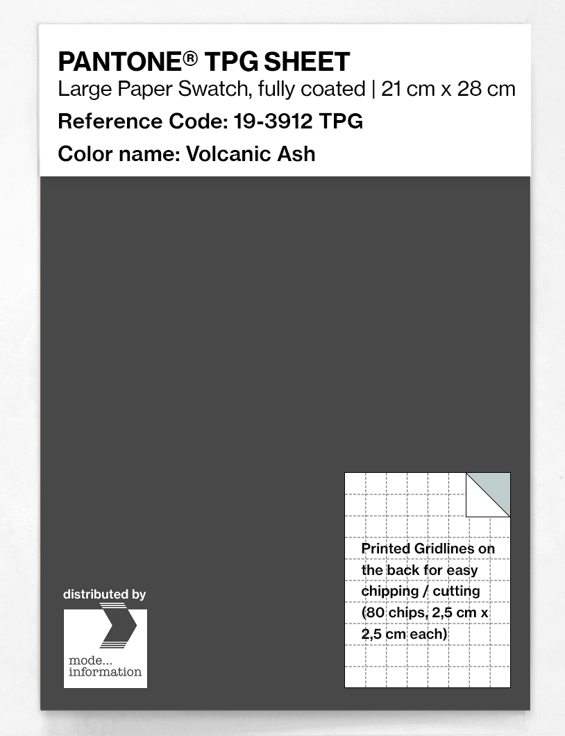 Artikelbild 1 des Artikels “PANTONE® TPG SHEET 19-3912 TPG Volcanic Ash “