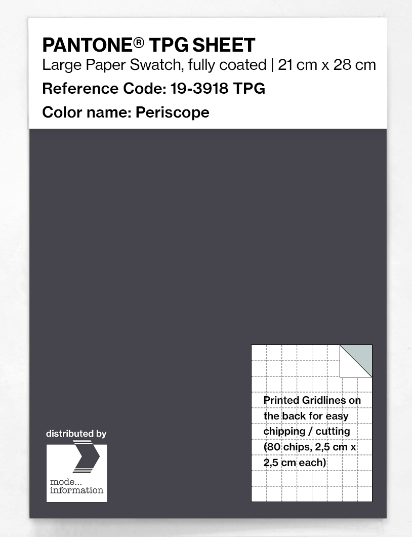 Artikelbild 1 des Artikels “PANTONE® TPG SHEET 19-3918 TPG Periscope “