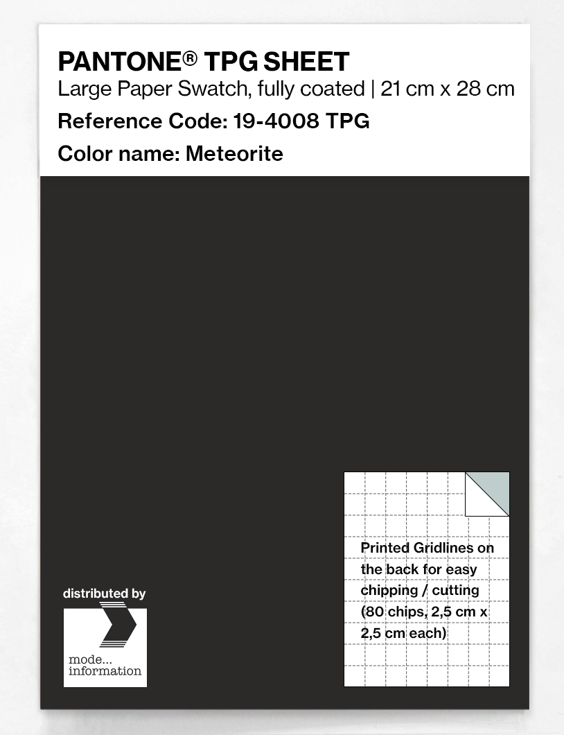 Artikelbild 1 des Artikels “PANTONE® TPG SHEET 19-4008 TPG Meteorite “