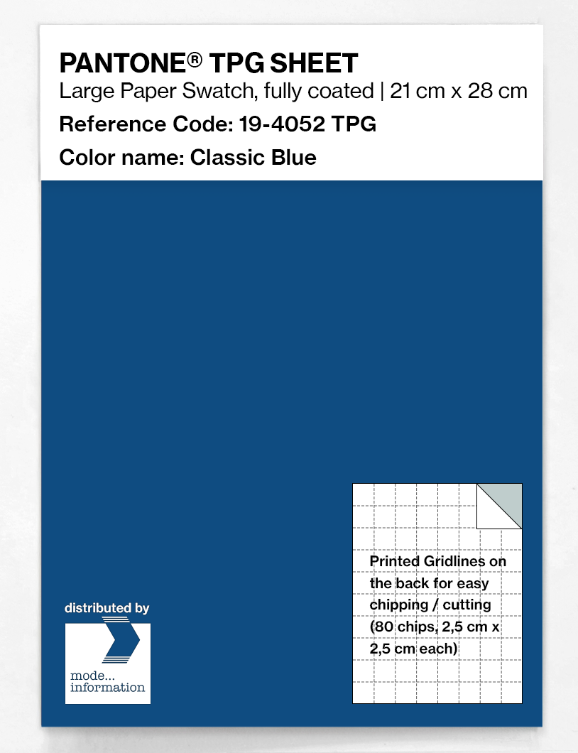 Artikelbild 1 des Artikels “PANTONE® TPG SHEET 19-4052 TPG Classic Blue “
