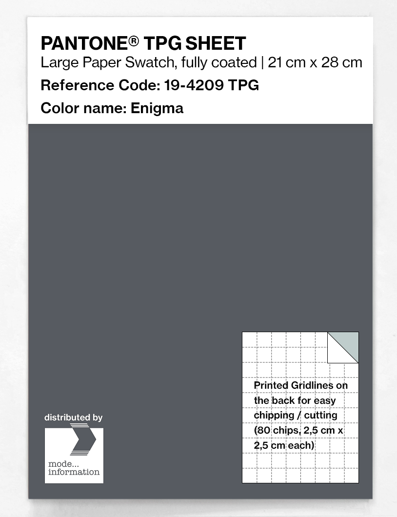 Artikelbild 1 des Artikels “PANTONE® TPG SHEET 19-4209 TPG Enigma “