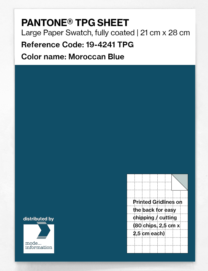 Artikelbild 1 des Artikels “PANTONE® TPG SHEET 19-4241 TPG Moroccan Blue “