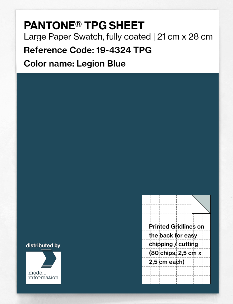 Artikelbild 1 des Artikels “PANTONE® TPG SHEET 19-4324 TPG Legion Blue “