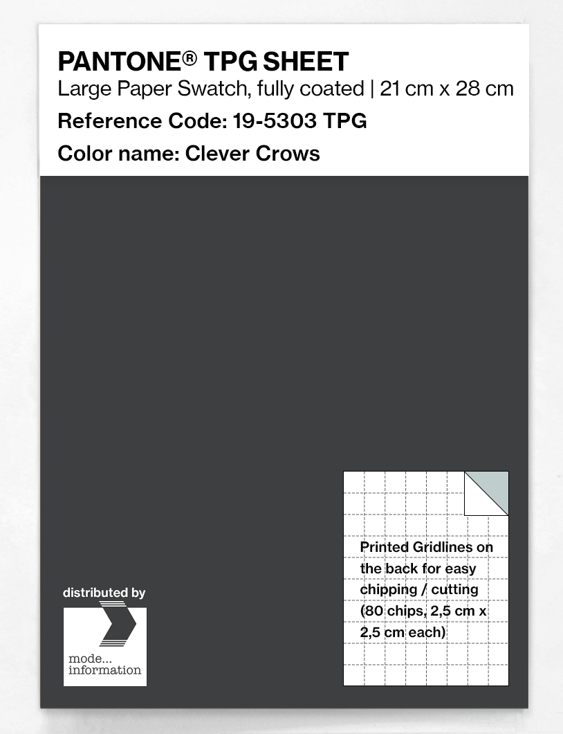 Artikelbild 1 des Artikels “PANTONE® TPG SHEET 19-5303 TPG Clever Crows “