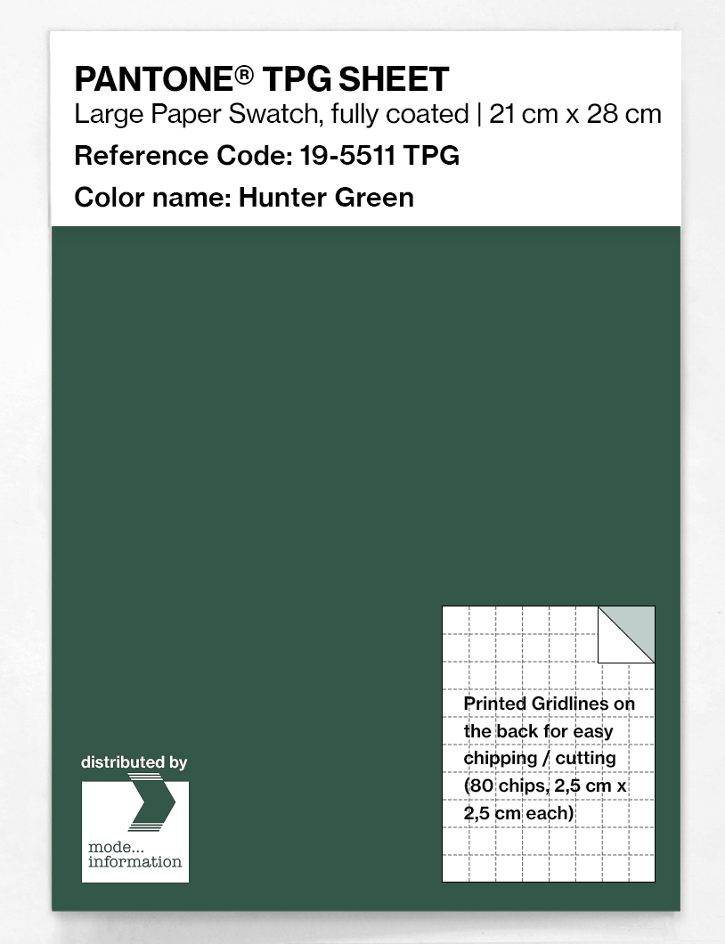 Artikelbild 1 des Artikels “PANTONE® TPG SHEET 19-5511 TPG Hunter Green “