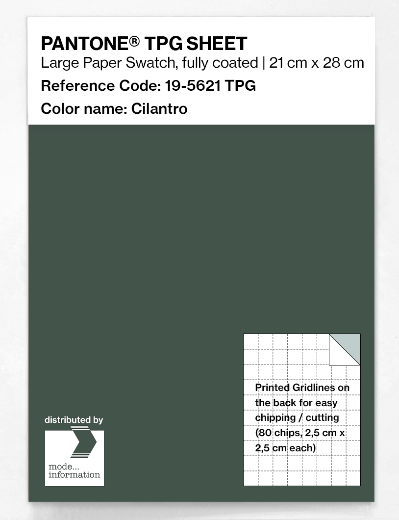 Artikelbild 1 des Artikels “PANTONE® TPG SHEET 19-5621 TPG Cilantro “