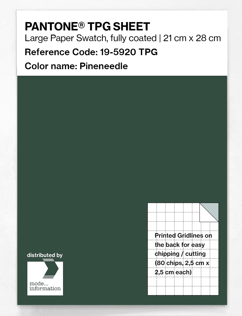 Artikelbild 1 des Artikels “PANTONE® TPG SHEET 19-5920 TPG Pineneedle “