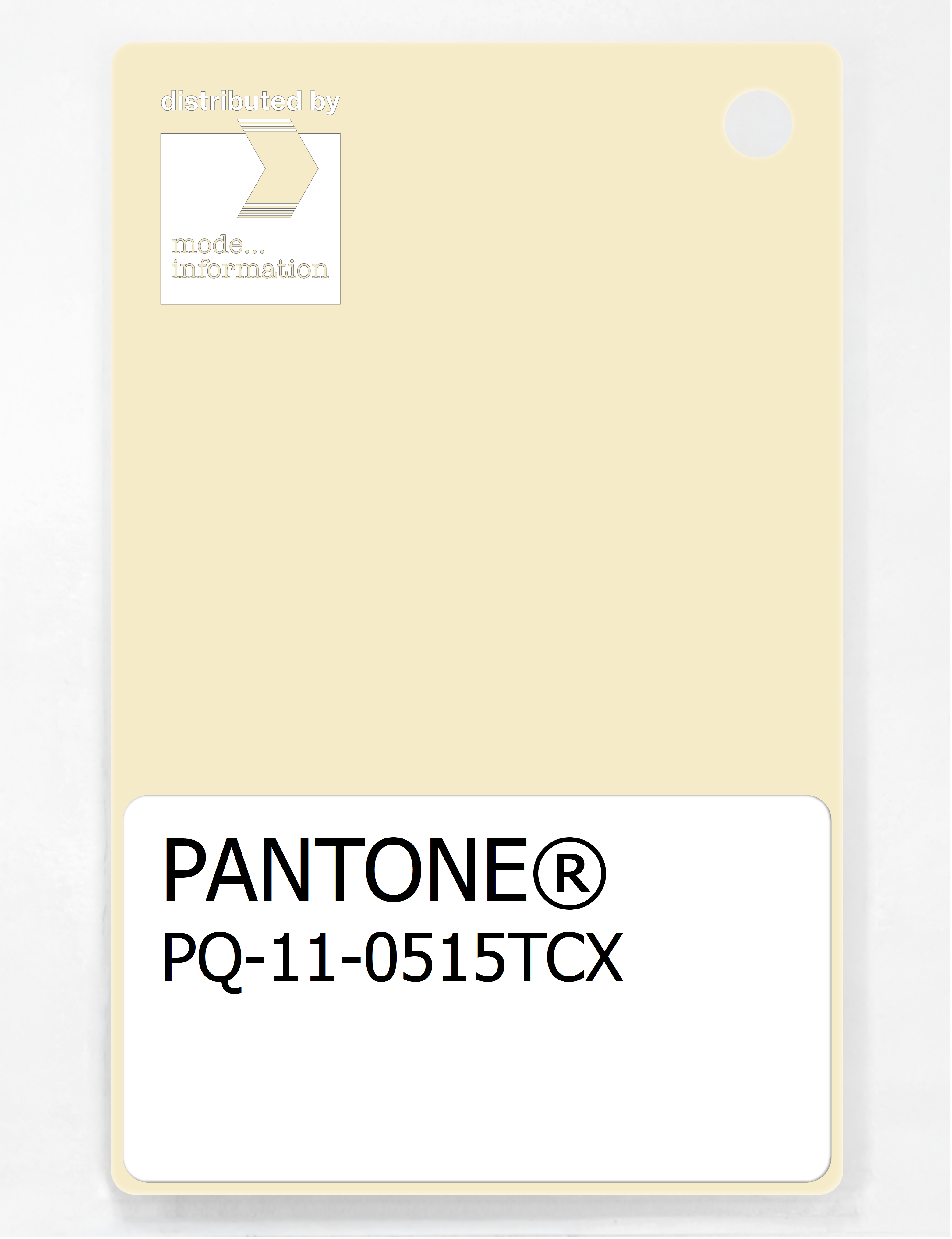 Artikelbild 1 des Artikels “PANTONE® PLASTIC STANDARD CHIP PQ 11-0515 TCX Lemon Icing “