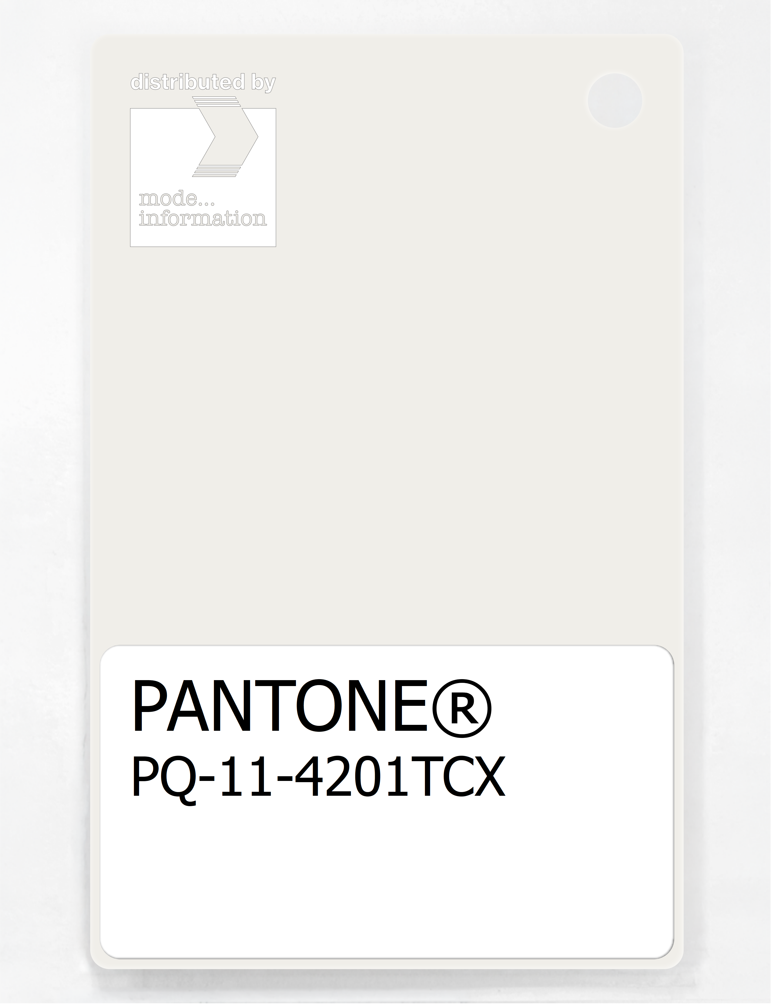Artikelbild 1 des Artikels “PANTONE® PLASTIC STANDARD CHIP PQ 11-4201 TCX Cloud Dancer “