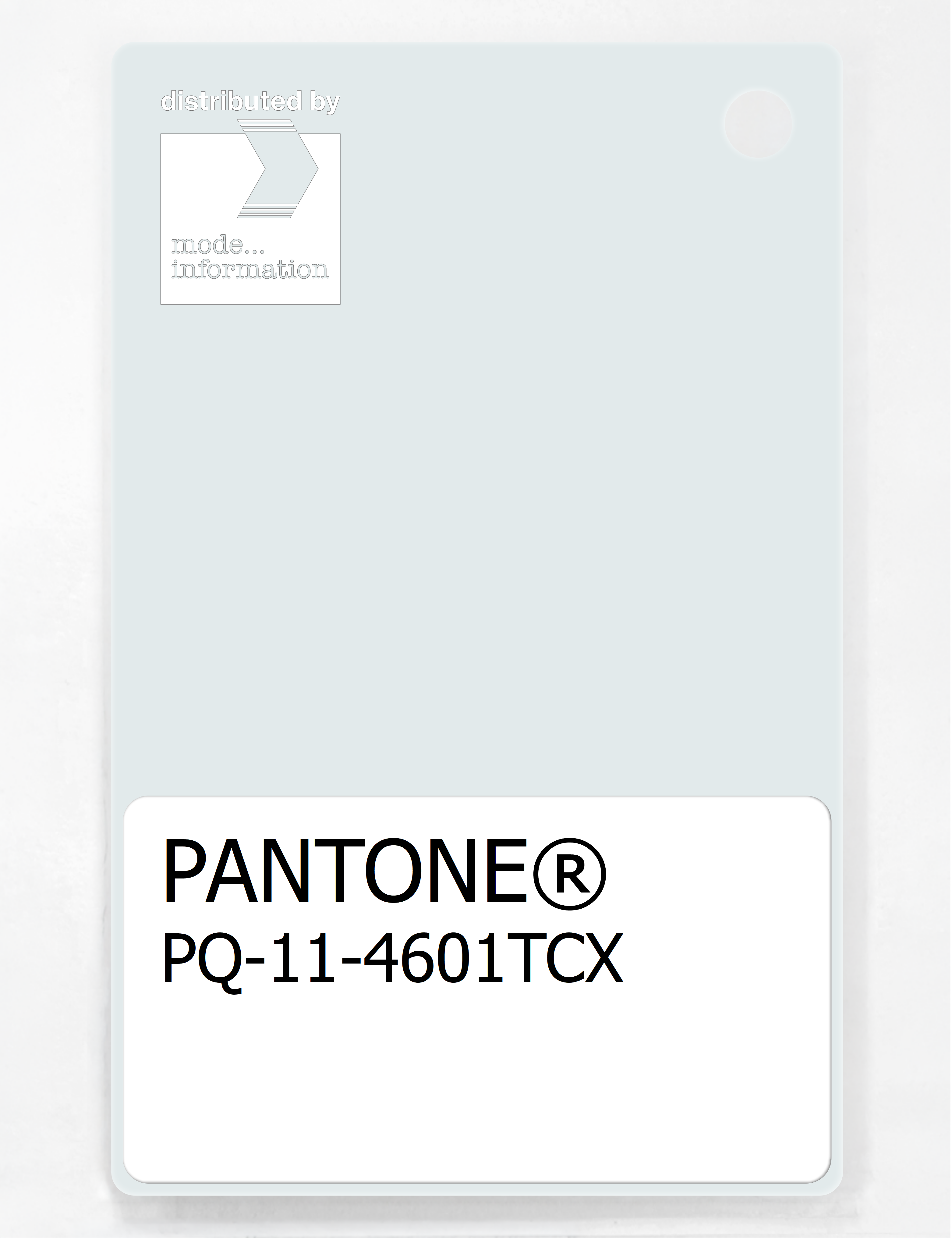 Artikelbild 1 des Artikels “PANTONE® PLASTIC STANDARD CHIP PQ 11-4601 TCX Bit of Blue “