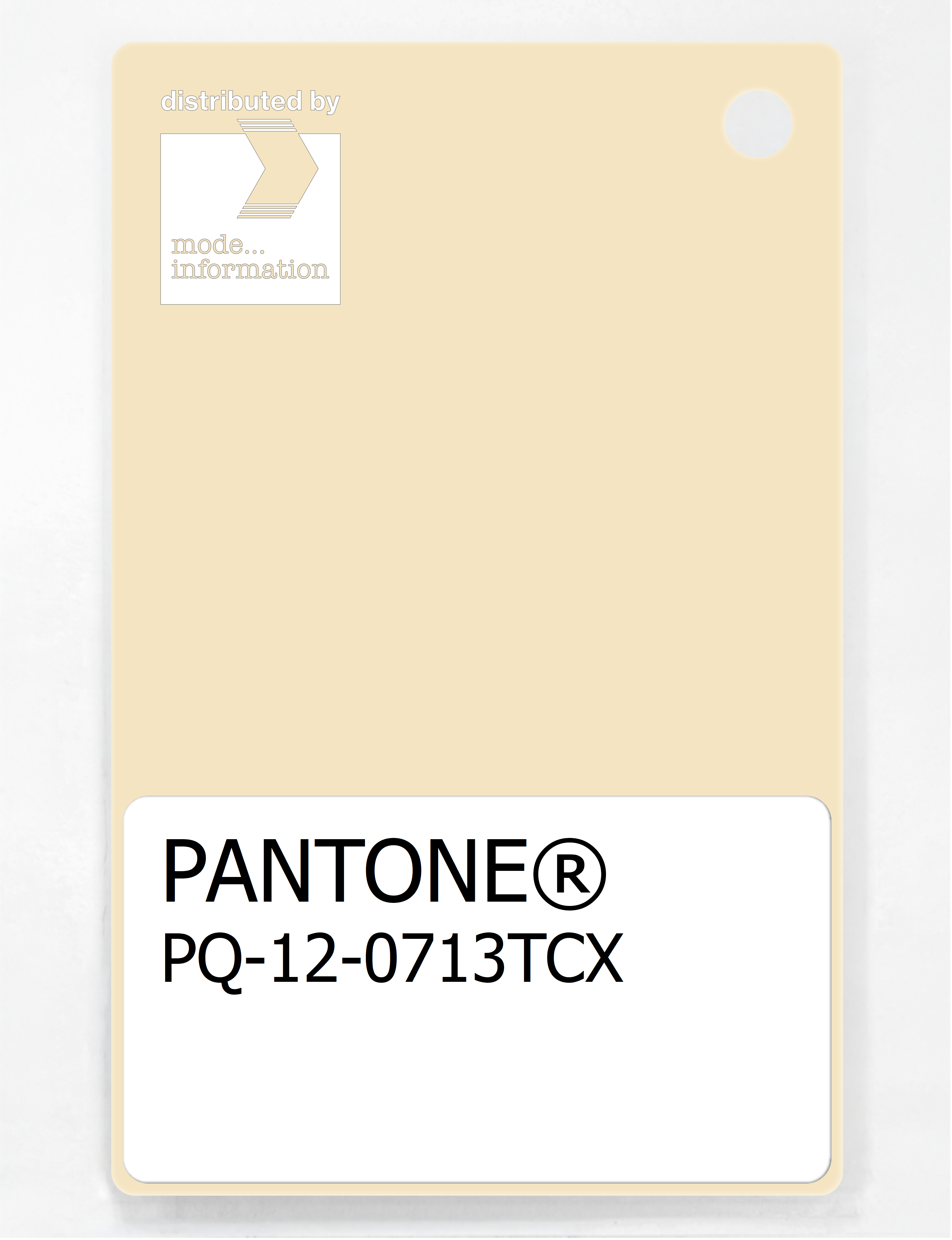 Artikelbild 1 des Artikels “PANTONE® PLASTIC STANDARD CHIP PQ 12-0713 TCX Almond Oil “