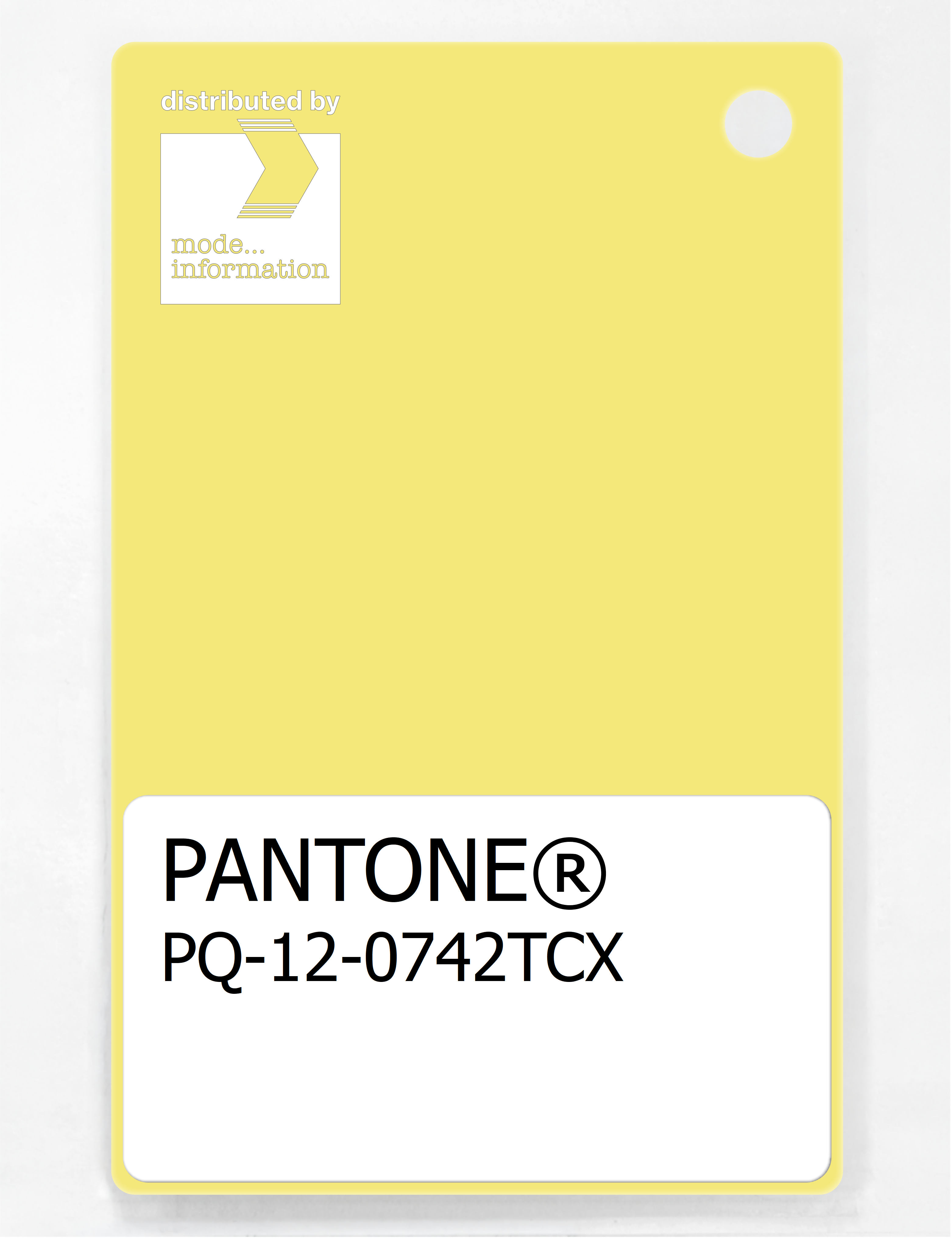 Artikelbild 1 des Artikels “PANTONE® PLASTIC STANDARD CHIP PQ 12-0742 TCX Lemon Verbena “