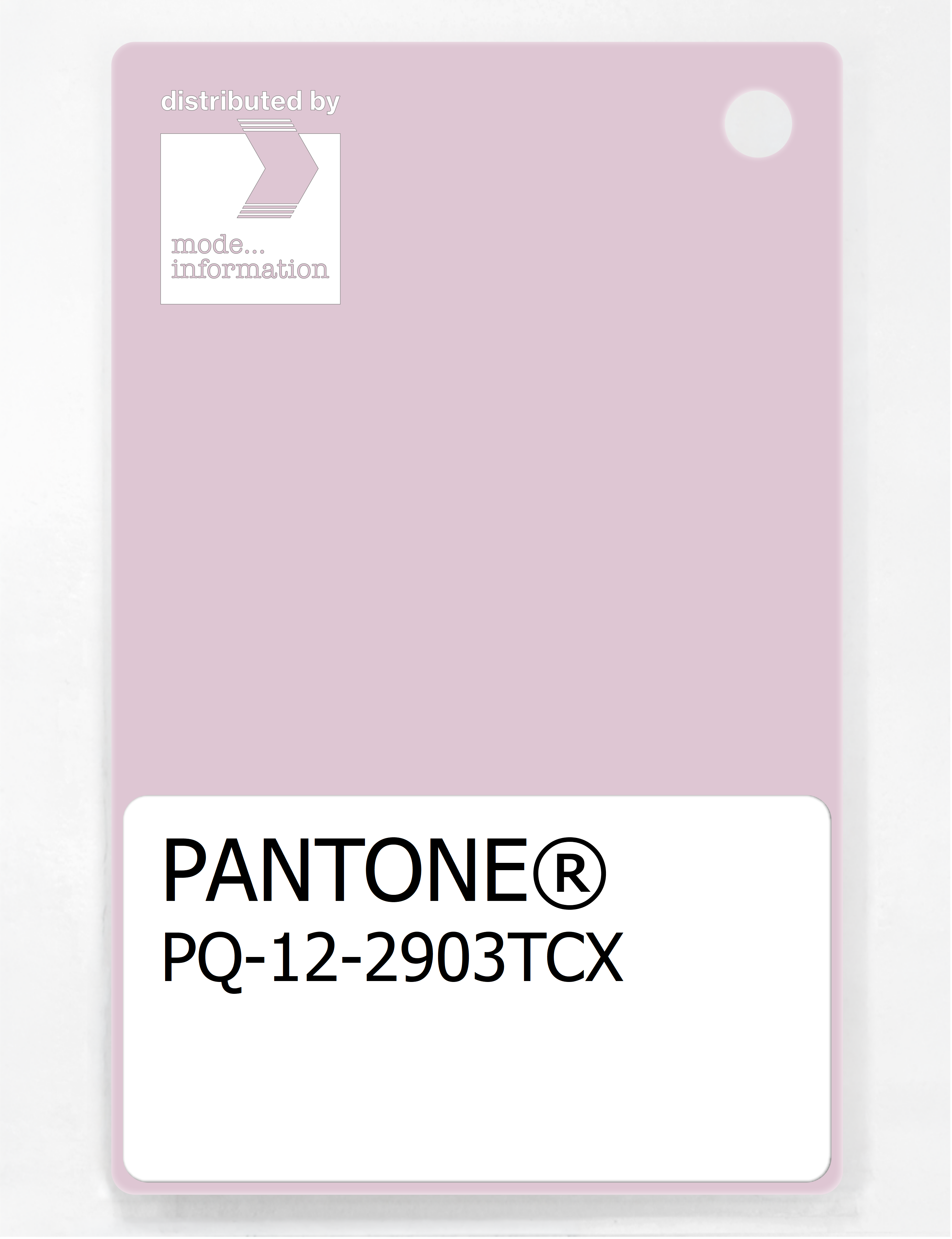 Artikelbild 1 des Artikels “PANTONE® PLASTIC STANDARD CHIP PQ 12-2903 TCX Light Lilac “