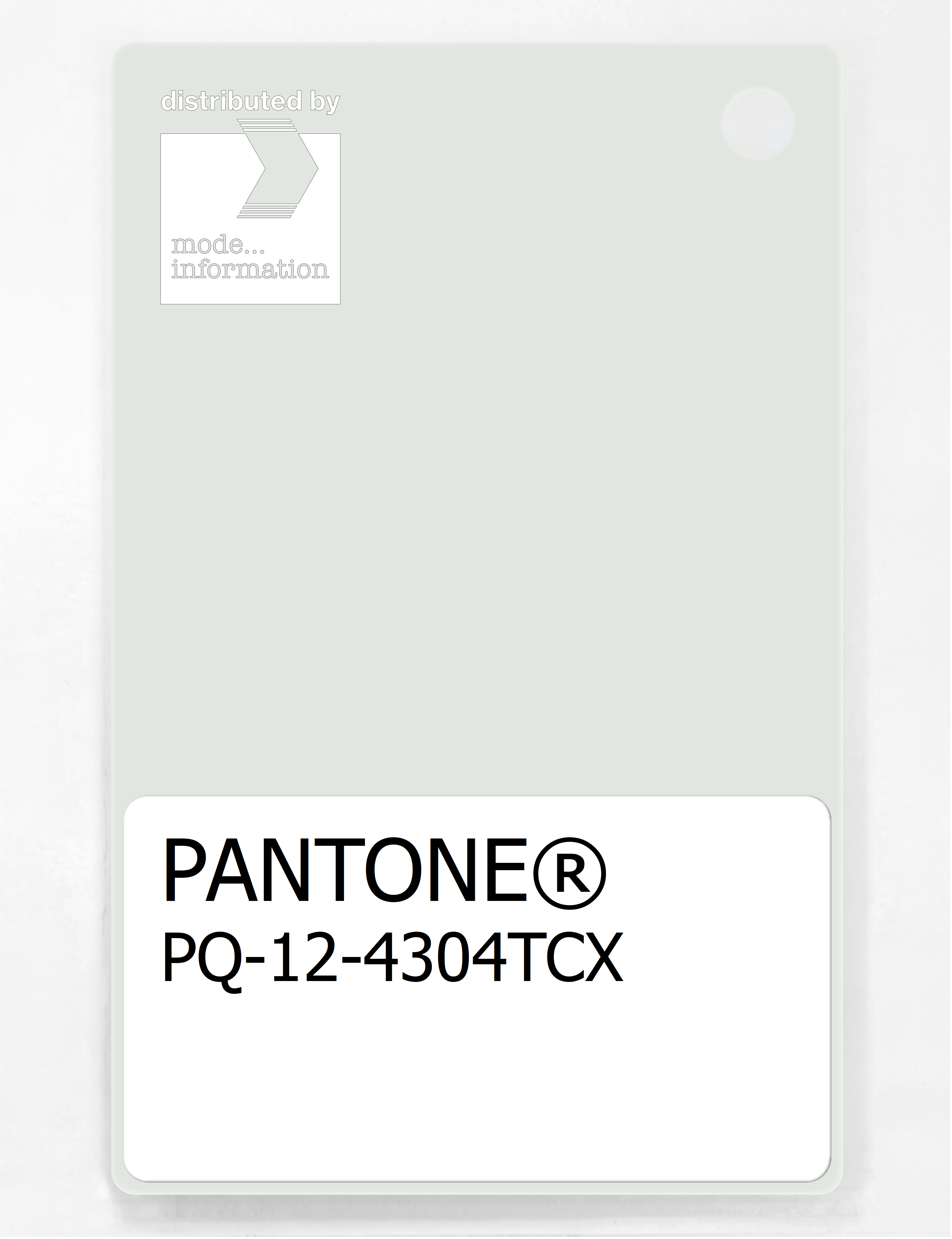 Product image 1 of the product “PANTONE® PLASTIC STANDARD CHIP PQ 12-4304 TCX Bluewash ”